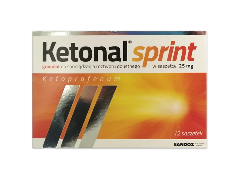 Zdjęcie Ketonal Sprint, saszetki, 25 mg