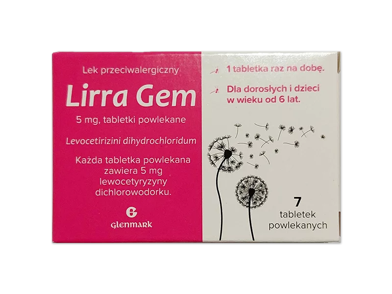 Zdjęcie Lirra Gem, tabletki powlekane, 5 mg