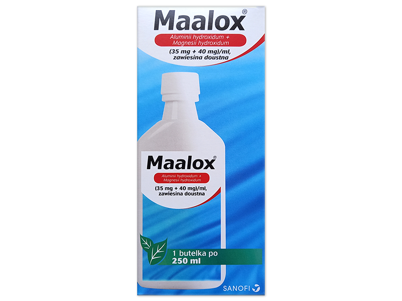 Maalox, zawiesina doustna, 35 mg+40mg/ml