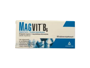 Zdjęcie produktu Magvit B6, tabletki dojelitowe, 48 mg