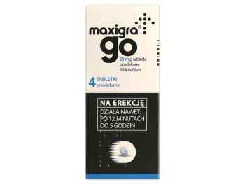 Zdjęcie produktu Maxigra Go, tabletki powlekane, 25 mg