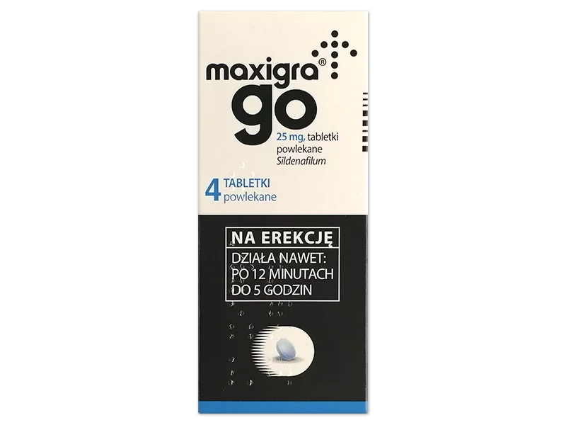 Zdjęcie Maxigra Go, tabletki powlekane, 25 mg