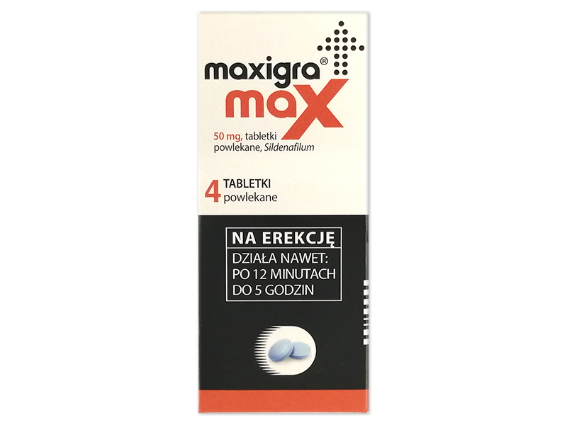 Maxigra Max, tabletki powlekane, 50 mg