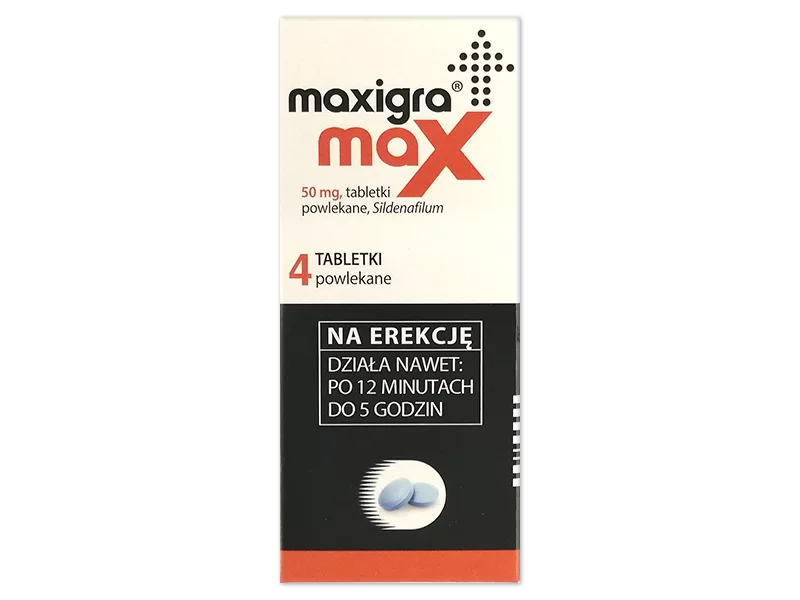 Zdjęcie Maxigra Max, tabletki powlekane, 50 mg