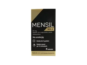 Zdjęcie produktu Mensil Max, tabletki do rozgryzania i żucia, 50 mg