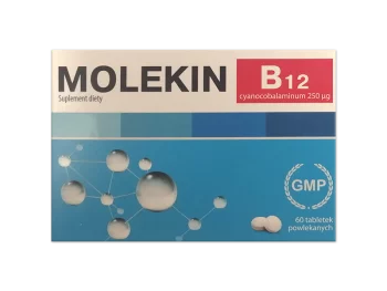 Zdjęcie produktu Molekin B12, tabletki powlekane, 250 µg