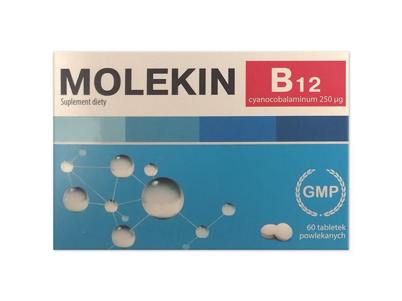 Molekin B12, tabletki powlekane, 250 µg