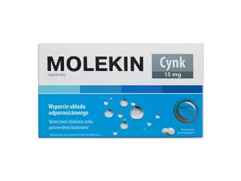 Zdjęcie produktu Molekin Cynk, tabletki, 15 mg