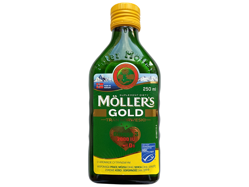 Möller’s Gold Tran Norweski, płyn doustny