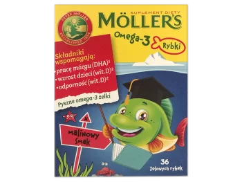 Zdjęcie produktu Möller’s Omega-3 Rybki, żelki