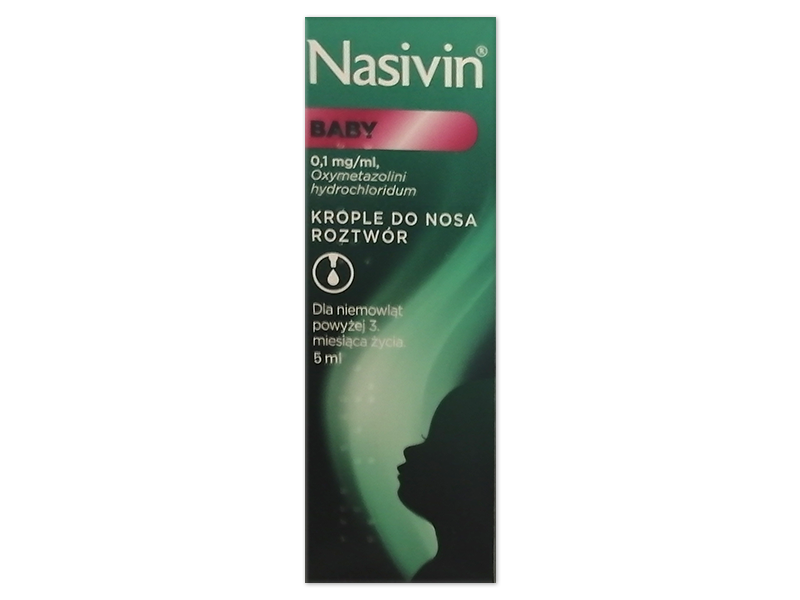 Nasivin Baby, aerozol do nosa, 0,1 mg/ml