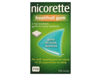 Zdjęcie produktu Nicorette Freshfuit, gumy do żucia, 2 mg