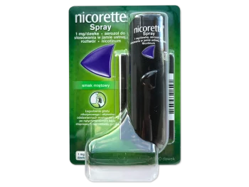 Zdjęcie produktu Nicorette Spray, aerozol do stosowania w jamie ustnej, 1 mg/dawka