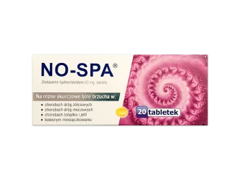 Zdjęcie produktu No-Spa, tabletki, 40 mg