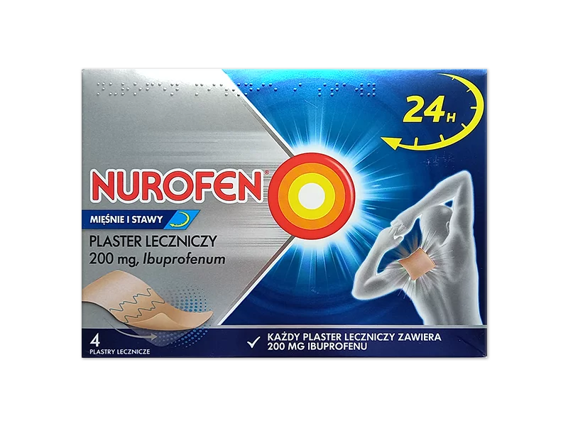 Zdjęcie Nurofen Mięśnie i Stawy, plaster leczniczy, 200 mg