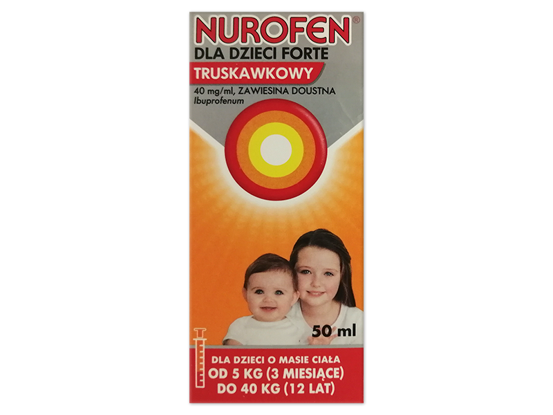 Nurofen dla dzieci Forte, syrop, 40 mg/ml