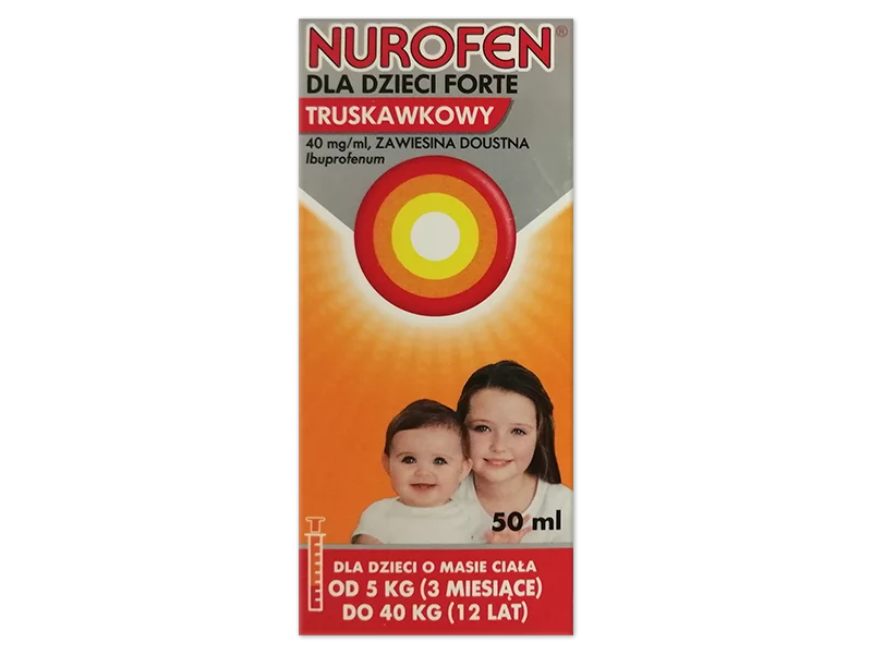 Zdjęcie Nurofen dla dzieci Forte, syrop, 40 mg/ml