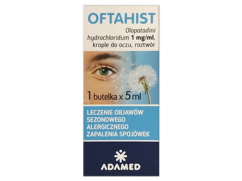 Oftahist, krople do oczu, 1 mg/ml