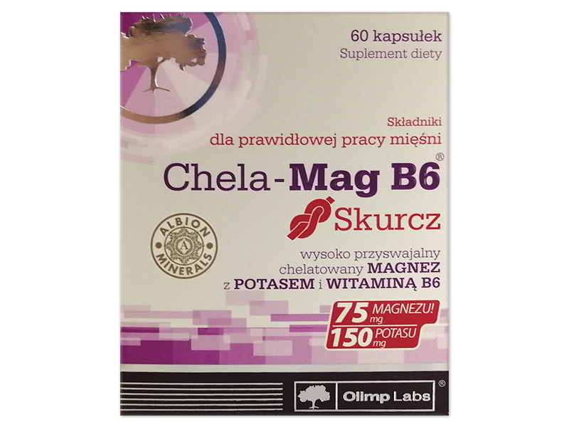 Olimp Chela-Mag B6 Skurcz, kapsułki