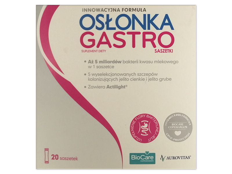 Osłonka Gastro, saszetki