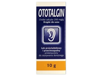 Zdjęcie produktu Ototalgin, krople do uszu, 200 mg/g