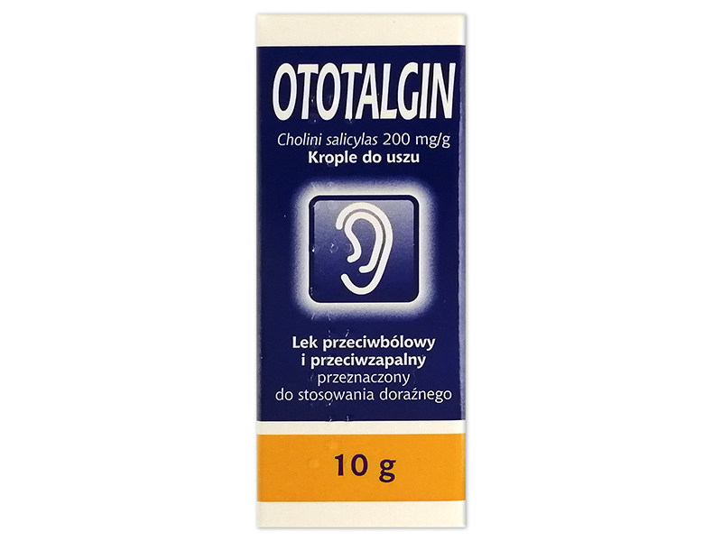 Ototalgin, krople do uszu, 200 mg/g