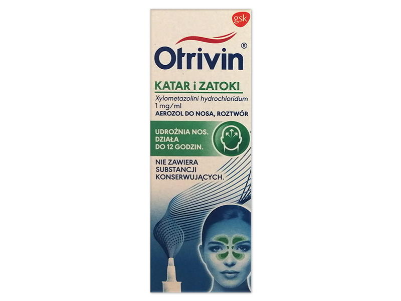 Otrivin Katar i Zatoki, aerozol do nosa, 0,01%