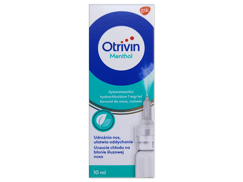 Otrivin Menthol, aerozol do nosa, 0,1%