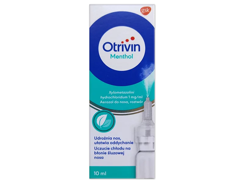 Zdjęcie Otrivin Menthol, aerozol do nosa, 0,1%