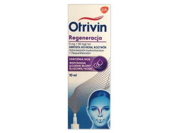 Zdjęcie produktu Otrivin Regeneracja, aerozol do nosa, 1 mg+50 mg/1 ml