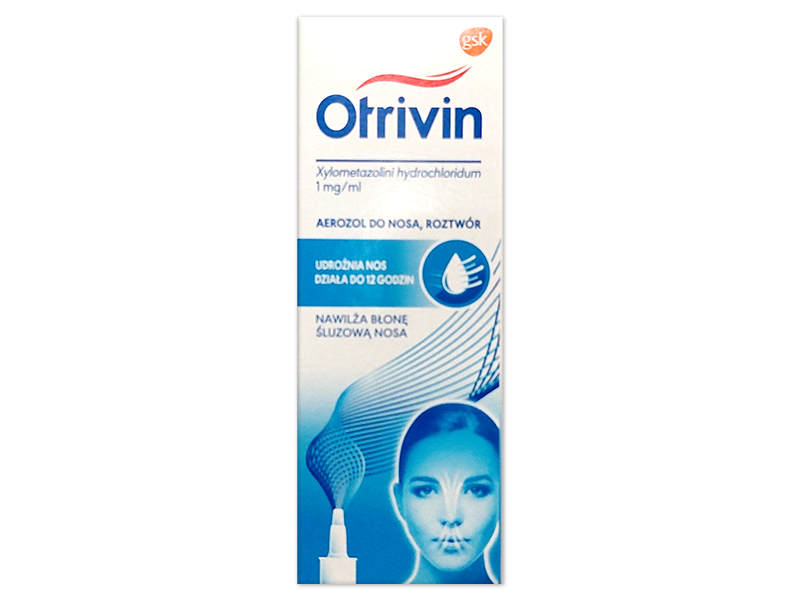 Otrivin, aerozol do nosa, 0,1%