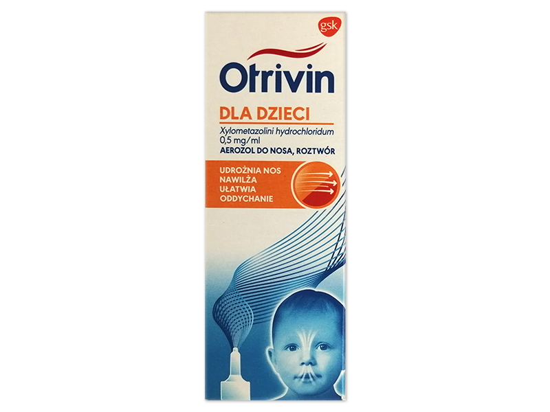 Otrivin dla dzieci, aerozol do nosa, 0,05%