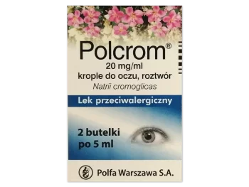 Zdjęcie produktu Polcrom, krople do oczu, 20 mg/ ml