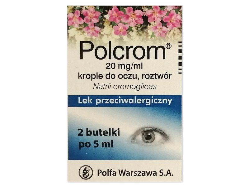 Polcrom, krople do oczu, 20 mg/ ml