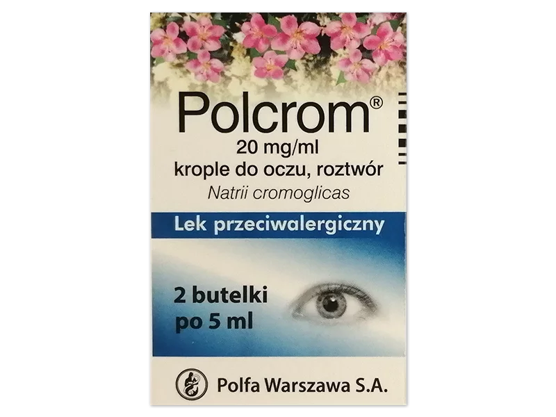 Zdjęcie Polcrom, krople do oczu, 20 mg/ ml