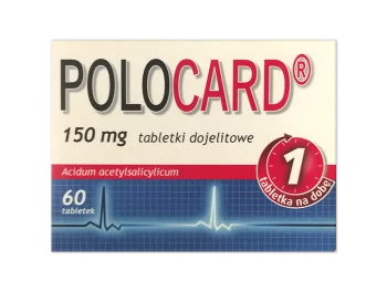 Zdjęcie produktu Polocard, tabletki dojelitowe, 150 mg