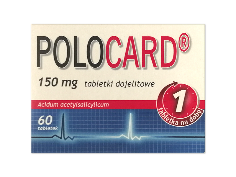 Polocard, tabletki dojelitowe, 150 mg