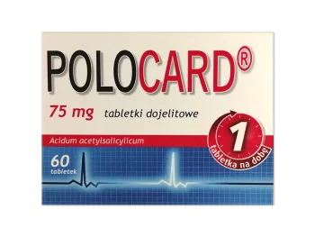 Zdjęcie produktu Polocard, tabletki dojelitowe, 75 mg