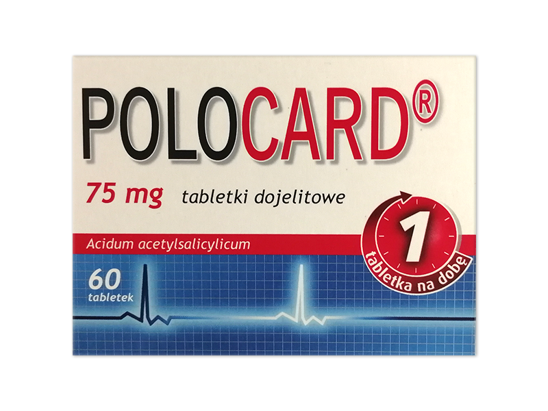 Polocard, tabletki dojelitowe, 75 mg