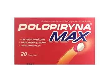 Zdjęcie produktu Polopiryna Max, tabletki dojelitowe, 500 mg