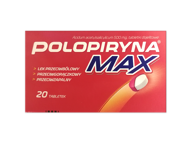 Polopiryna Max, tabletki dojelitowe, 500 mg