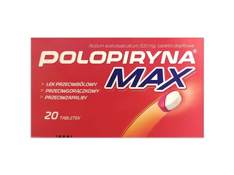 Zdjęcie Polopiryna Max, tabletki dojelitowe, 500 mg