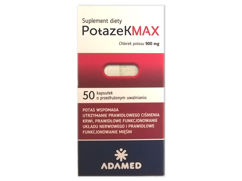 Potazek Max, kapsułki, 900 mg