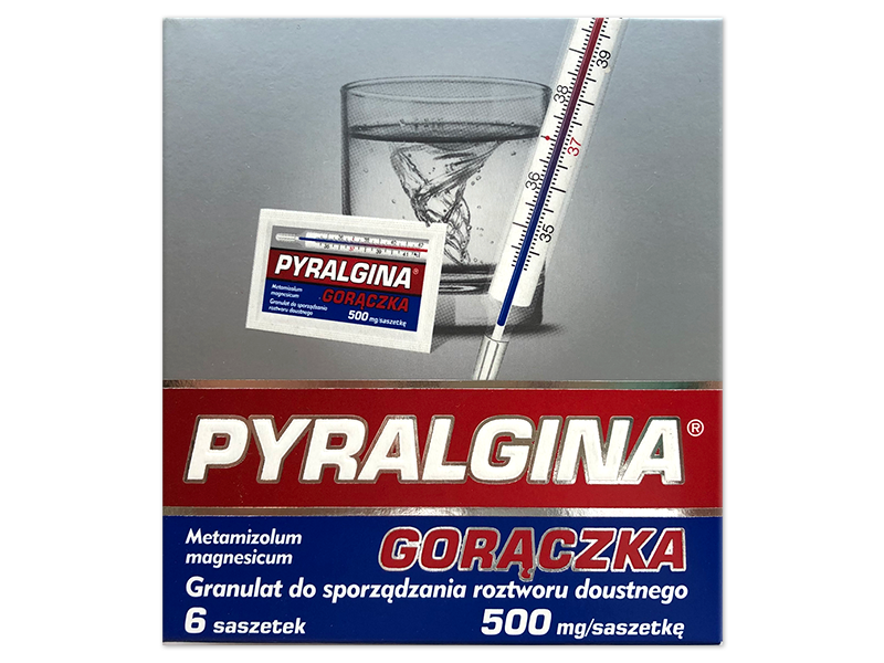 Pyralgina Gorączka, saszetki, 500 mg