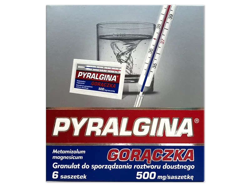 Zdjęcie Pyralgina Gorączka, saszetki, 500 mg