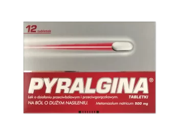 Zdjęcie produktu Pyralgina, tabletki, 500 mg