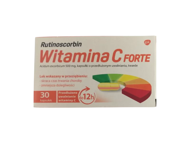 Zdjęcie Rutinoscorbin Witamina C Forte, kapsułki, 500 mg