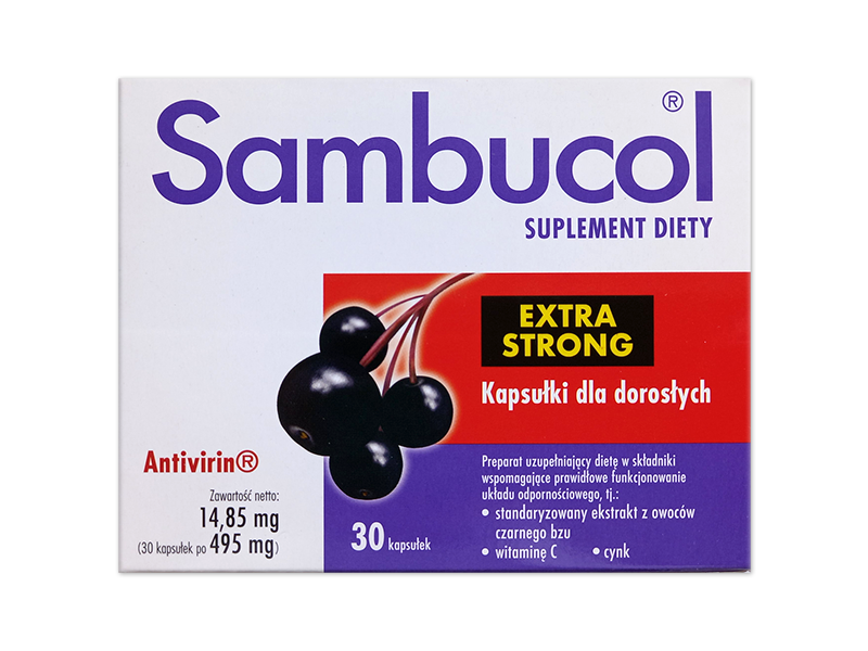 Sambucol Extra Strong, kapsułki