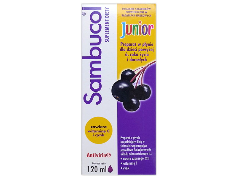 Sambucol Junior, syrop