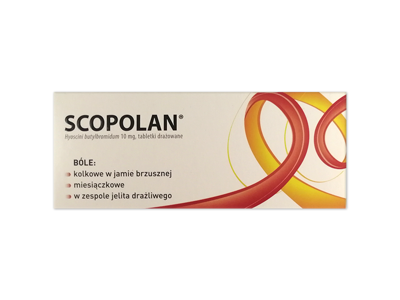 Scopolan, tabletki drażowane, 10 mg